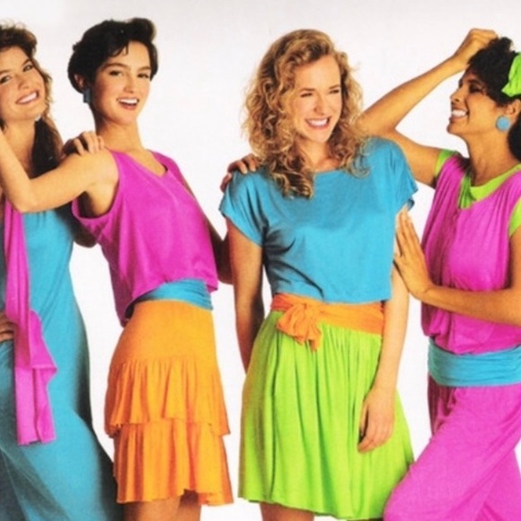 multiples clothes from the 80s